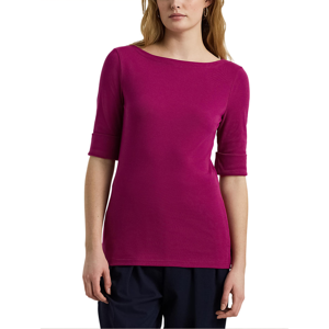 Lauren Ralph Lauren Cotton Boatneck Top